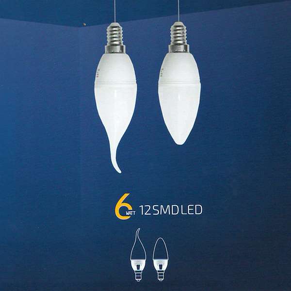 روشنایی ولیعصر نمایندگی فروش لامپ LED شمعی نامین نور